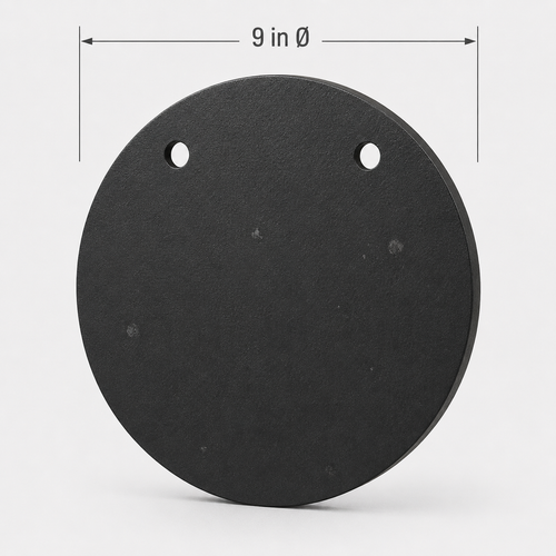 Circular Hanging Target AR500 1/4" Thick - 6"Ø
